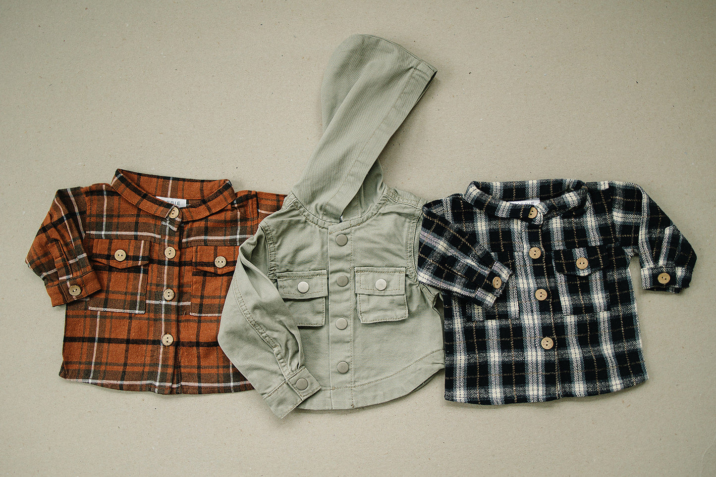 Sage Canvas Hooded Jacket