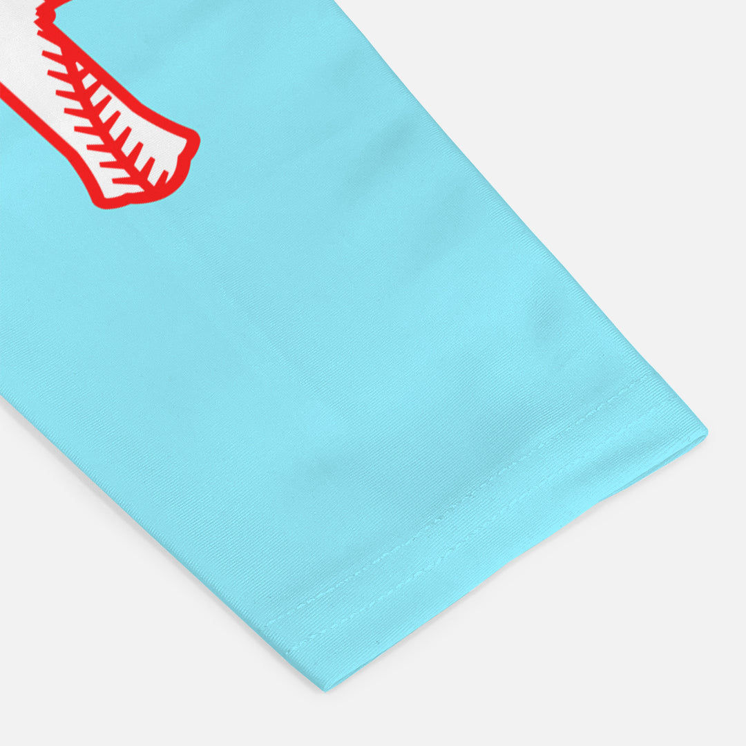 Sky Baseball Cross Kids Arm Sleeve