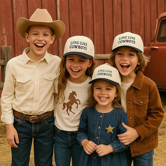 Long Live Cowboys (Black/Beige)