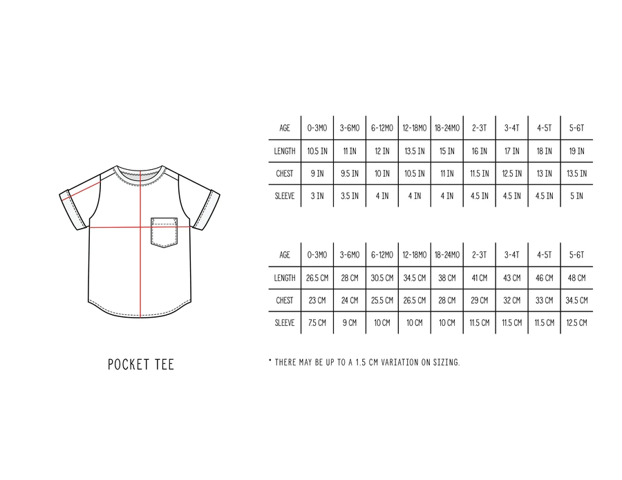 Pocket Tee - Waves
