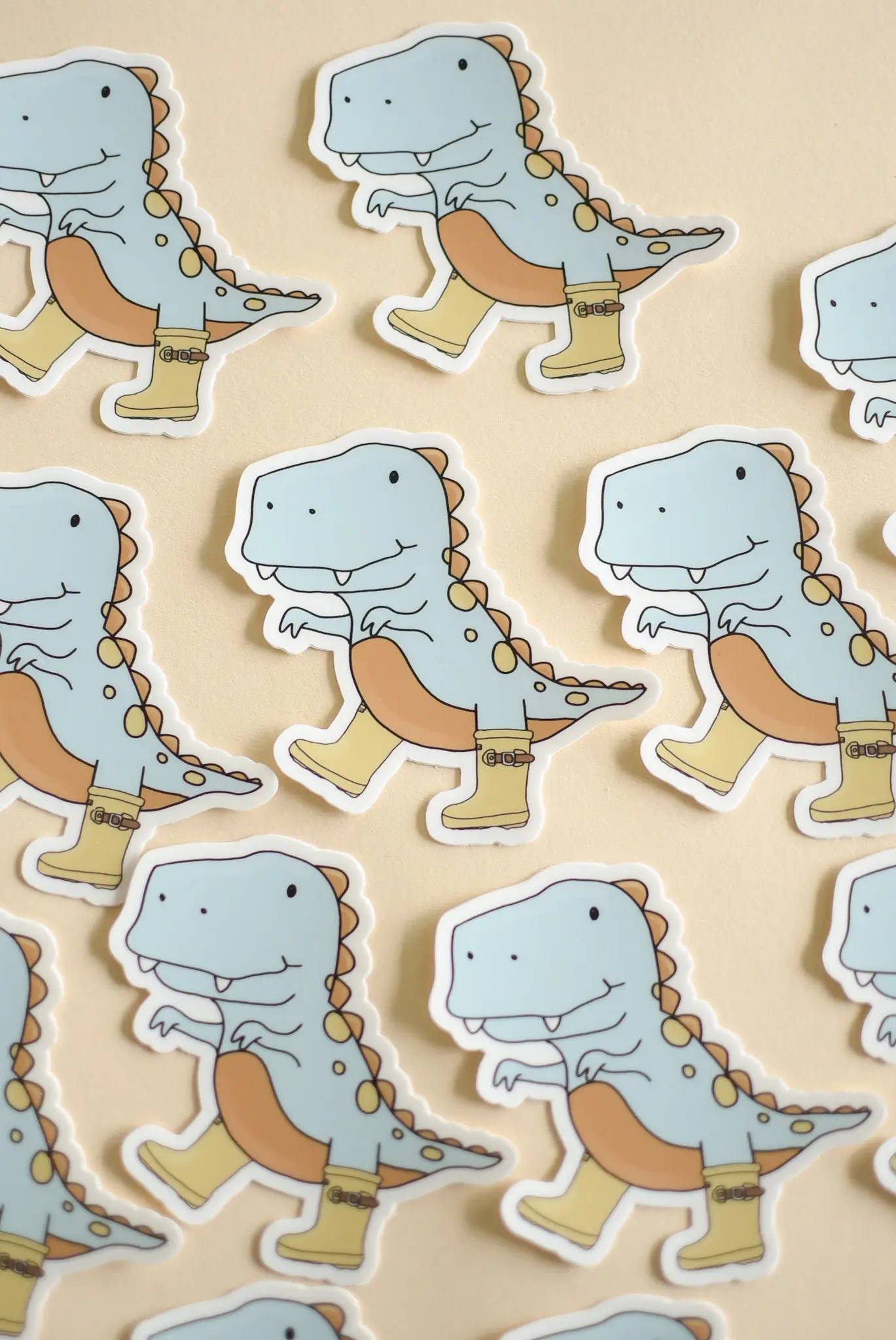 Dinosaur (Blue) Sticker