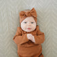 Rust Organic Cotton Ribbed Head Wrap