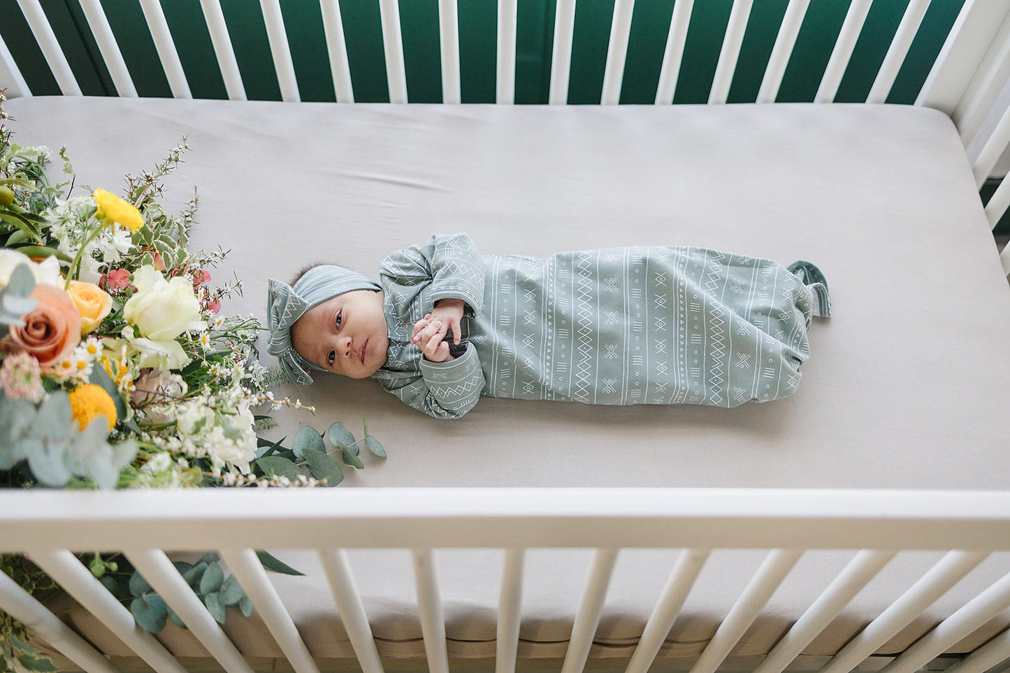 Sage Alpine Knot Gown