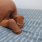 Rust Organic Cotton Ribbed Zipper