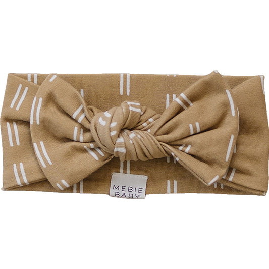 Light Mustard Strokes Head Wrap
