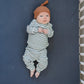 Mustard Organic Ribbed Newborn Knot Hat