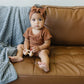 Rust Organic Cotton Ribbed Head Wrap