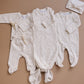 Cream Vines Zipper