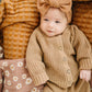 Mustard Organic Cotton Ribbed Head Wrap