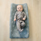 Blue X Changing Pad Cover Freshly Picked + Mebie Baby