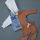 Mebie Baby Hooded Jean Jacket