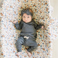 Charcoal Organic Cotton Ribbed Pocket Set