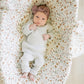 Heather Grey Ribbed Knit Layette Set