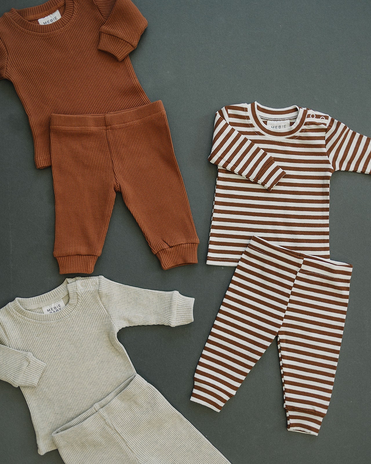 Oatmeal Waffle Two-piece Cozy Set