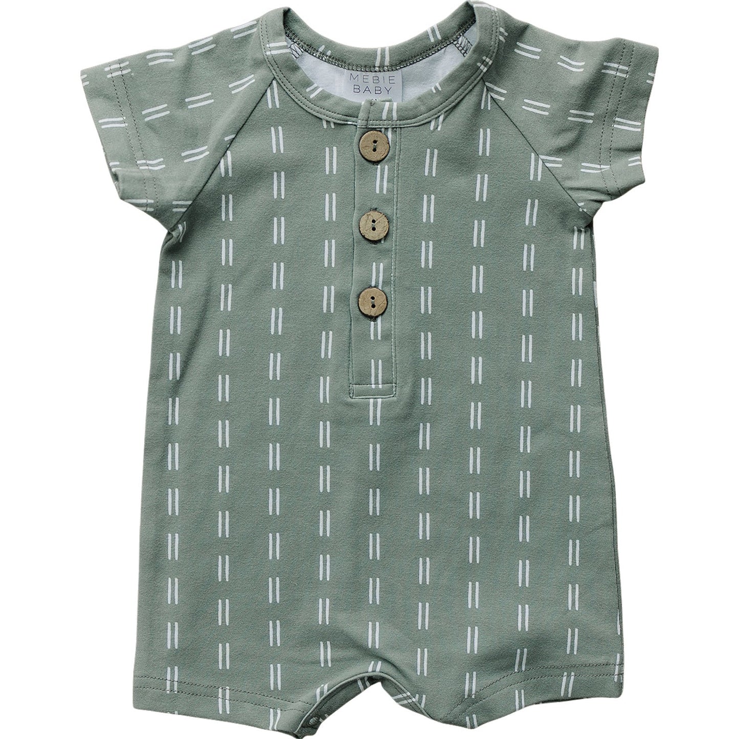 Sage Strokes Summer Romper