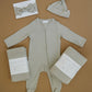 Oatmeal Bamboo Zipper