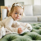 Taupe Checkered Plush Blanket