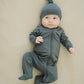 Charcoal Bamboo Zipper