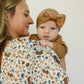 Harvest Floral Burp Cloth