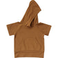 Mustard Short Sleeve Hoodie