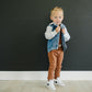 Mebie Baby Hooded Jean Jacket