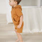 Mustard Short Sleeve Hoodie