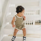 Green Terry Cloth Short Set