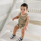 Green Terry Cloth Short Set