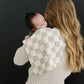 Taupe Checkered Burp Cloth