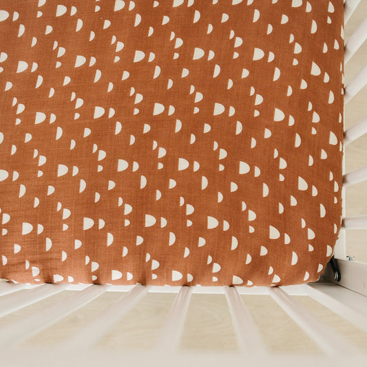 Arches Crib Sheet Freshly Picked + Mebie Baby