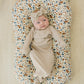 Oatmeal Organic Cotton Ribbed Head Wrap