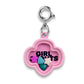 Girl Scout trefoil shaker charm
