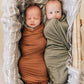 Olive Bamboo Stretch Swaddle