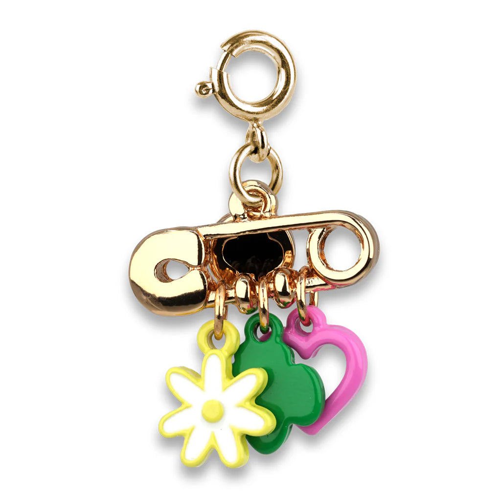 Girl Scout gold pin charm