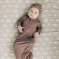 Plum Bamboo Knot Gown