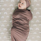 Plum Bamboo Stretch Swaddle