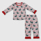 Holiday duck pajama ruffle set