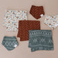 Rust Mudcloth Bib