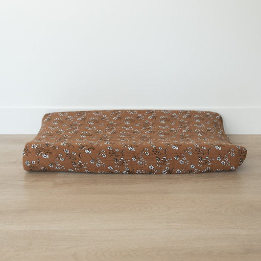 Vintage Floral Changing Pad Cover