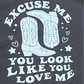 Excuse me onesie