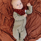 Rust Mudcloth Bib