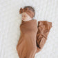 Rust Bamboo Hat OR Head Wrap Set