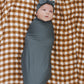 Charcoal Bamboo Stretch Swaddle