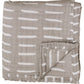 Grey Dash Muslin Quilt
