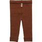 Dark Rust Knit Leggings