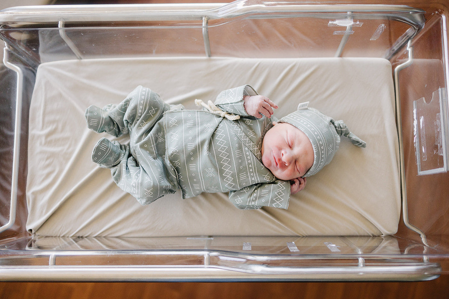 Sage Alpine Cotton Layette Set