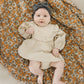 Oatmeal Linen Dress With Bloomers