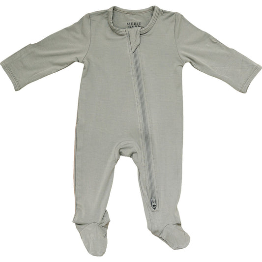 Light Green Bamboo Zipper