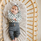 Green Checkered Ruffle Sleeve Bodysuit