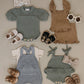 Sage Knit Shirt Romper